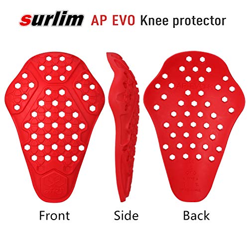 surlim Knee Protector CE Insert Armor Motorcycle Pants Replacement Pads Pair - Image 2