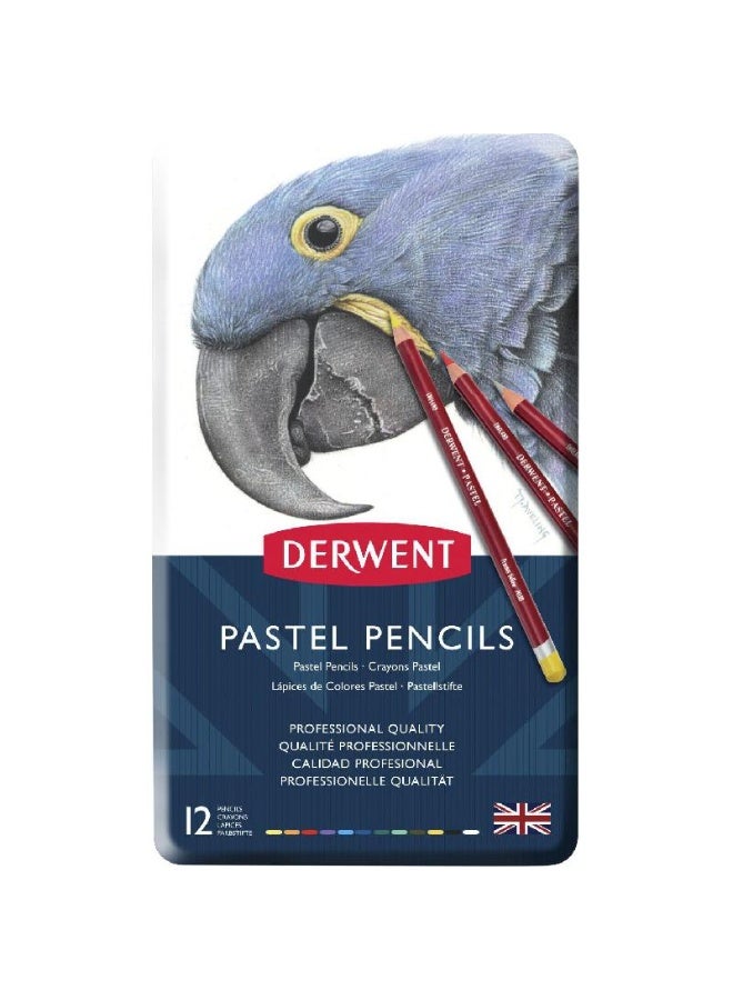 Derwent Pastel Color Pencil Assorted Color 12 Colors - Image 1