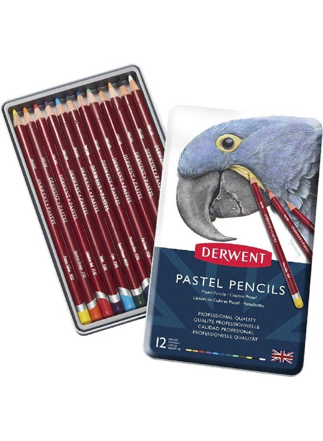Derwent Pastel Color Pencil Assorted Color 12 Colors - Image 2