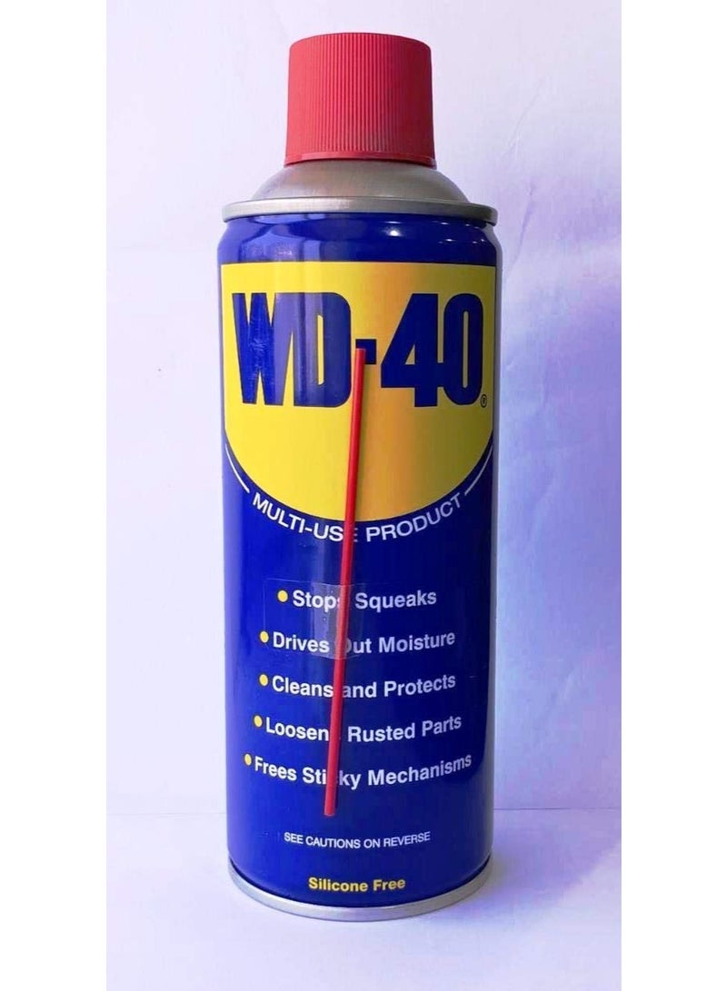 WD40 WD-40 Multi-Use Spray 330ml,Lubricant & Rust Remover-Reduces Friction, Penetrates Stuck Parts, Protects Metal, Displaces Moisture - Image 1