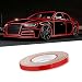 UGSHY 1 PC Car Body Rim Strips Stickers with Adhesive 164Ft x 03In Reflective Waterproof Night Visibility Vehicle Modified Decoration Strip Decals Universal Automotive DIY Accessories Red - Image 2