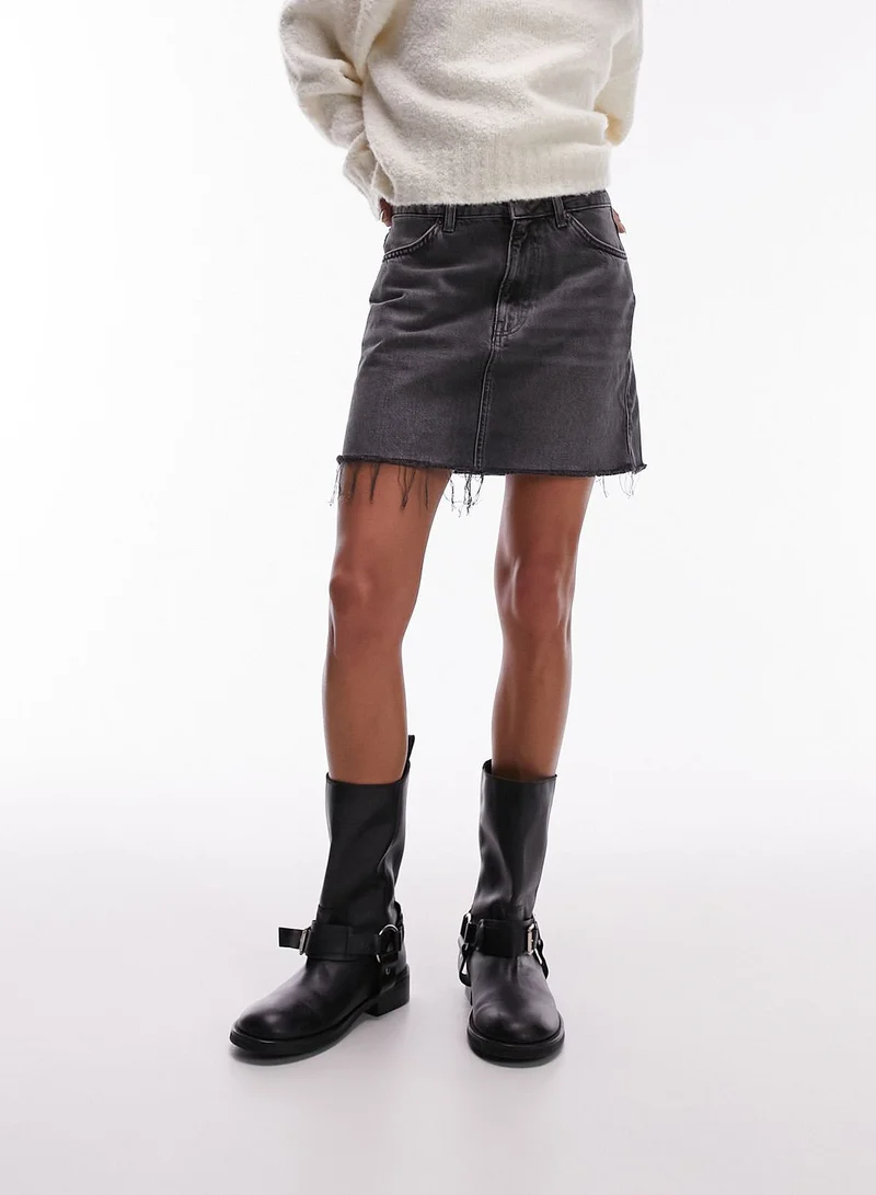 TOPSHOP High Waist Mini Skirt