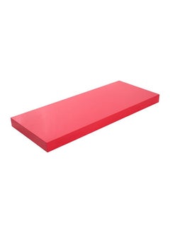 co arma A set of 3 hanging wooden wall shelves in three different sizes, red, 120, 60, and 40 cm  - Image 3