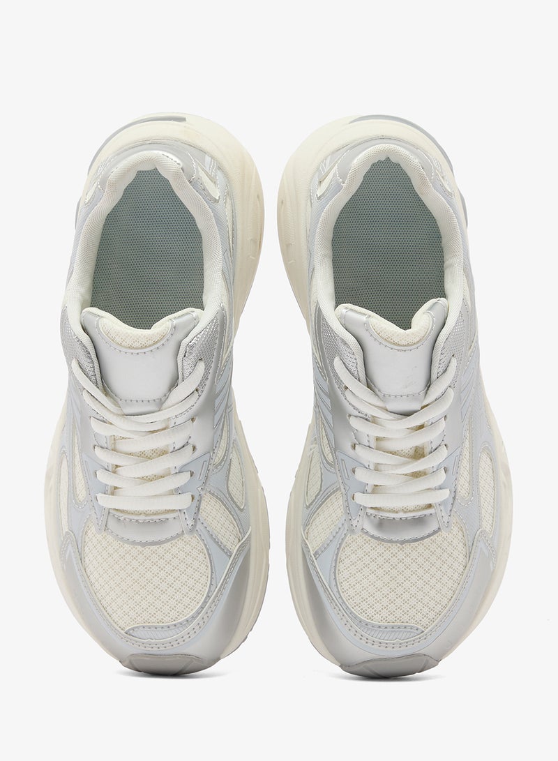 Ginger Chunky Sole Lace Up Sneakers - Image 4