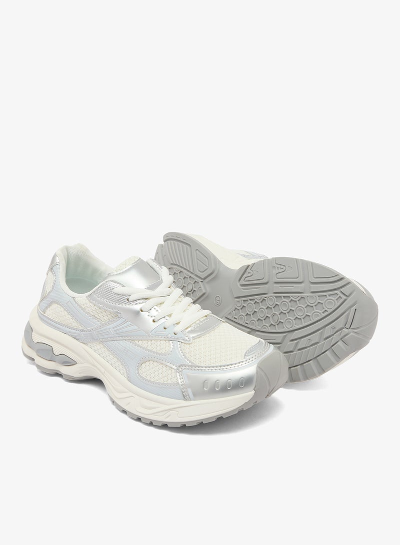 Ginger Chunky Sole Lace Up Sneakers - Image 3
