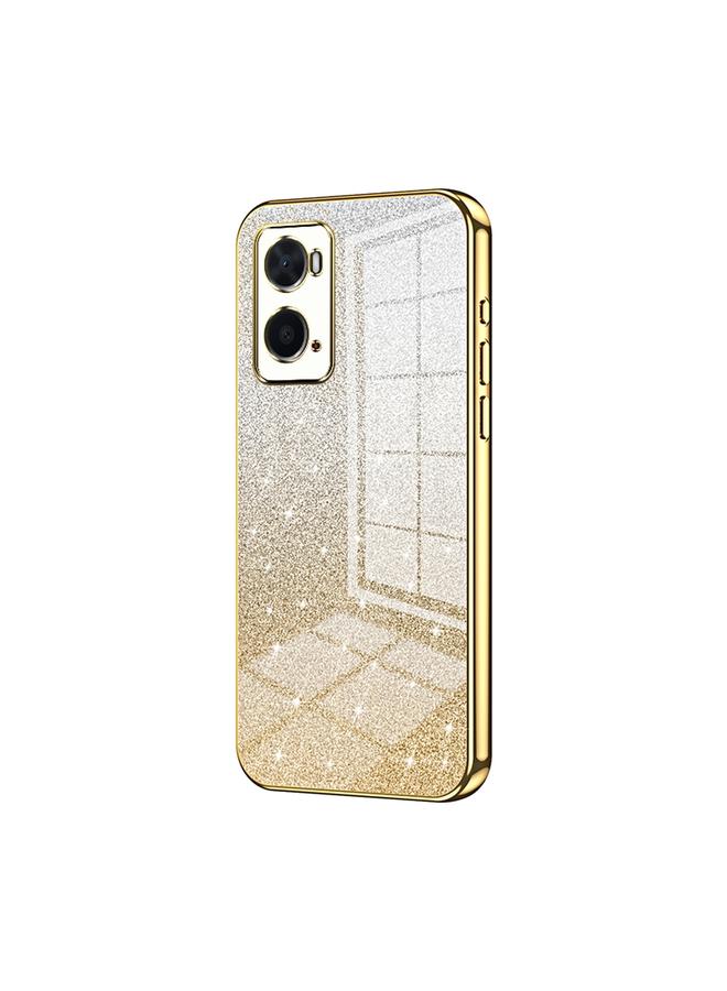 S-TOP Case For OPPO A36 / A76 / A96 4G Global Gradient Glitter Powder Electroplated Phone Case - Image 1