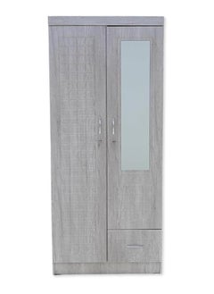 Empirefurniture Wooden Wardrobe with 2 Lockable Doors, Front Mirror, Cupboard, and Storage Drawer – Modern Bedroom Cabinet with Shelves and Hanging Rod (Maple) - pzsku/Z9279E1A4E86C4C28F4C3Z/45/_/1738532935/b4e1dbe4-debc-4bfe-b8b3-759496b9c941