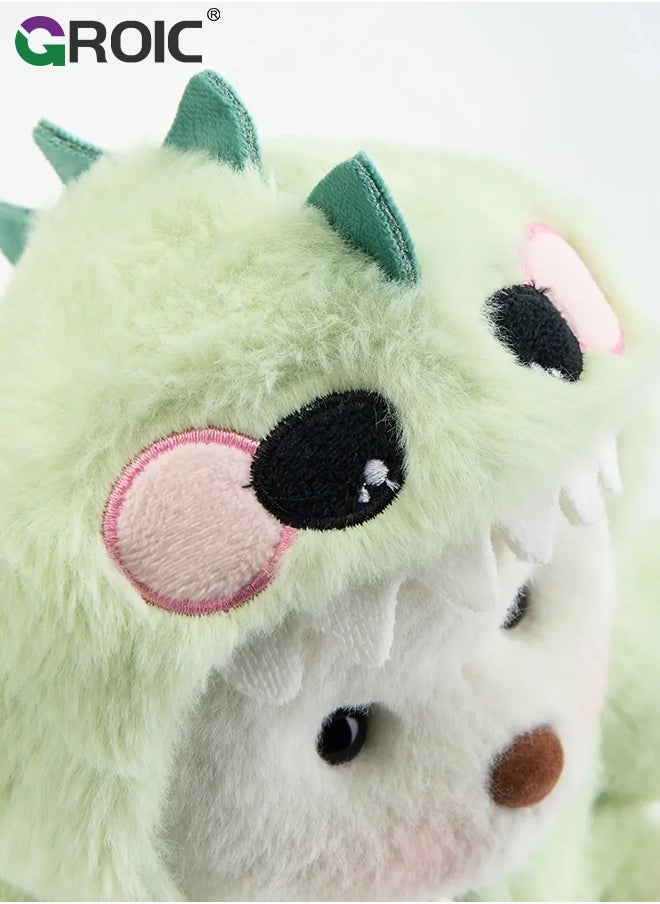 GROIC Joint Teddy Bear Doll Clothes, 30CM Plush Doll Clothes Set, Cute Stuffed Animal Clothing Accessories Gift for Kids Girls Women Birthday (Dinosaur Suit)  - Image 3