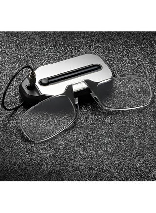 Folding Reading Glasses with Blue Light Blocking & Anti UV Glare Foldable Computer Spring Hinge Readers for Women Man - view 2