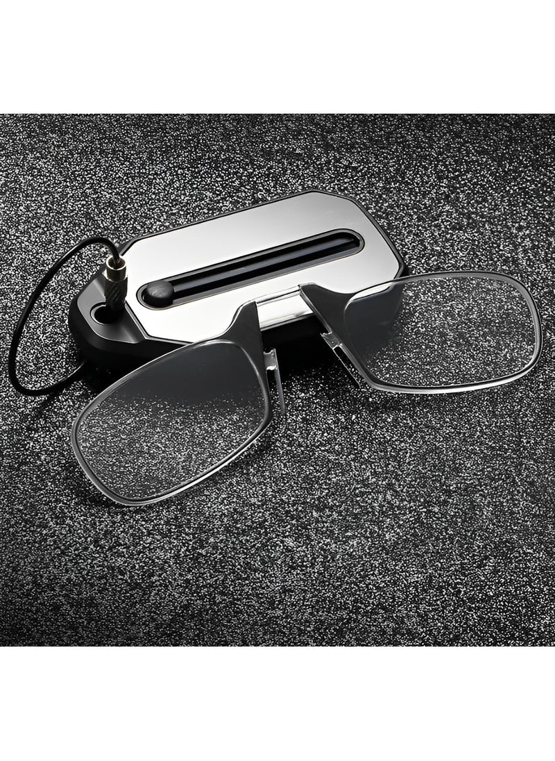 REOCLE - Folding Reading Glasses with Blue Light Blocking & Anti UV Glare Foldable Computer Spring Hinge Readers for Women Man - Image 1