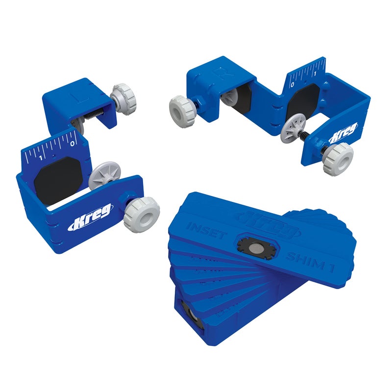 Kreg Drawer Front Mounting Tool Pro Kit - Steel Drawer Face Installation System - Create Consistent Gaps - Up to 1-1/2 Inch Overlay Alignment Tool - KCS-DFMT-PRO - Image 1