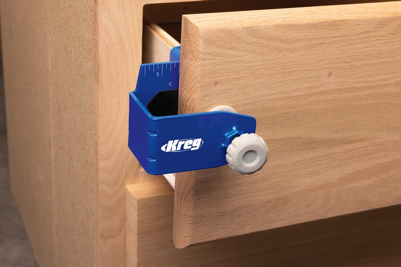 Kreg Drawer Front Mounting Tool Pro Kit - Steel Drawer Face Installation System - Create Consistent Gaps - Up to 1-1/2 Inch Overlay Alignment Tool - KCS-DFMT-PRO - Image 5