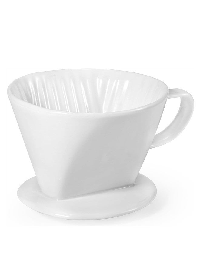 أوساويك ماكينة تقطير القهوة، ماكينة صب القهوة بالخزف مع فتحات التقطير، كوب واحد من الخزف مرشح بطيء مخروط، ماكينة تقطير القهوة الذكية للسفر، التخييم، المقهى، المنزل، صانع القهوة برور - Image 1