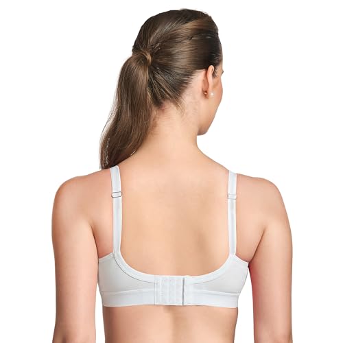 TRYLO Women's Non-Wired Bra (ALPA_White_34F) - Image 4