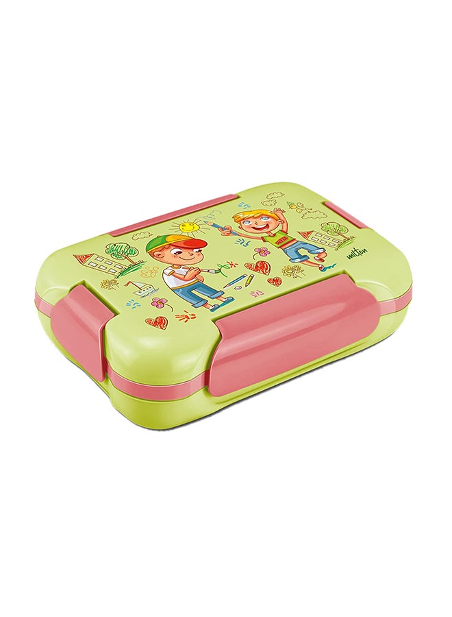 Milton صندوق تيفين صغير معزول للوجبات، 600 مل، مع حاوية داخلية من الفولاذ المقاوم للصدأ، 120 مل وملعقة، ألوان متنوعة - Image 2