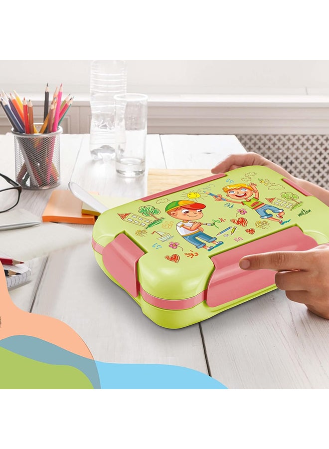 Milton صندوق تيفين صغير معزول للوجبات، 600 مل، مع حاوية داخلية من الفولاذ المقاوم للصدأ، 120 مل وملعقة، ألوان متنوعة - Image 4