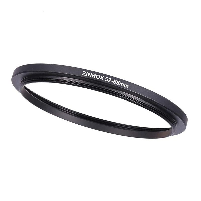 ZINROX® 52-55mm Step Up Lens Filter Adapter Ring, Set of 1 Piece - Size : 52mm to 55mm Stepping Ring - Image 1