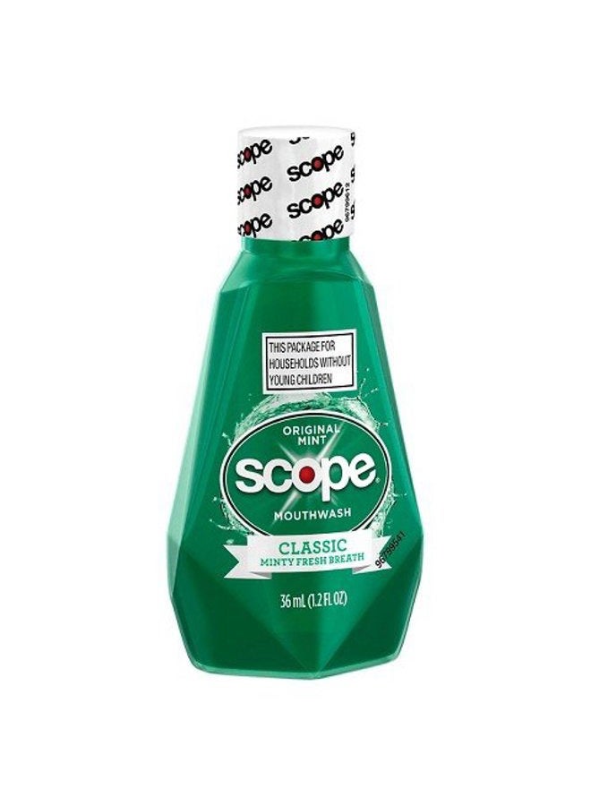 Scope Mouthwash Classic Original Mint 1.2 Oz Travel Size Pack of 3) - Image 2