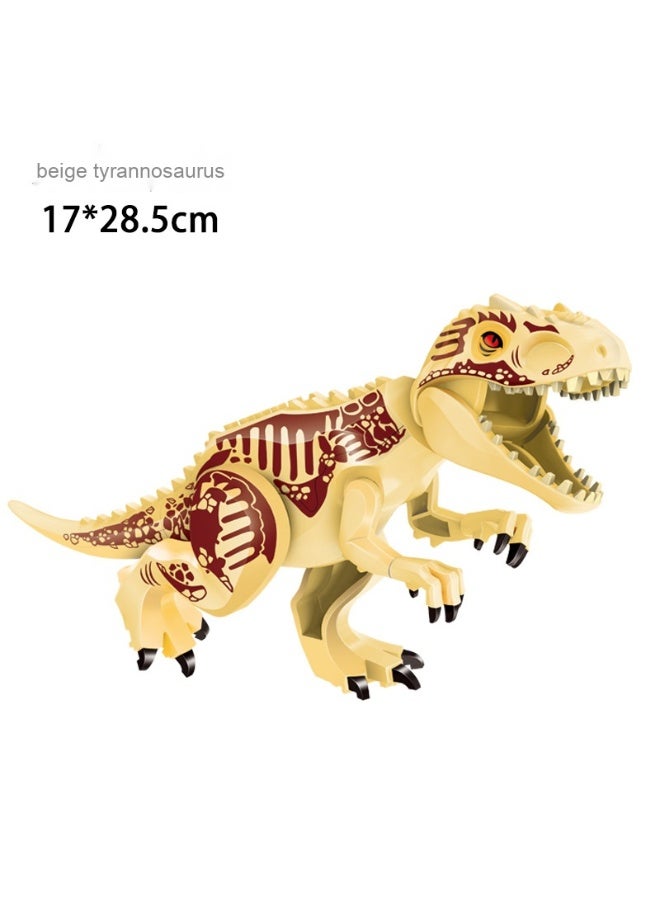 NIBEMINENT Jurassic Dinosaur Building Blocks - T-Rex and Brachiosaurus Set