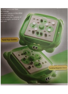 Magnetic Rotating Magnetic Induction Chess Green Parent Child Interaction Magnetic Chess Game Set Magnetic Stones Game Parent-Child Interactive Desktop Game Toys  Magnetic  Battle Chess  1 to 4 Players  - Image 3