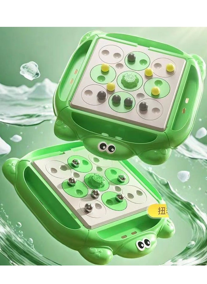 Rotating Magnetic Induction Chess Green Parent Child Interaction Magnetic Chess Game Set Magnetic Stones Game Parent-Child Interactive Desktop Game Toys  Magnetic  Battle Chess  1 to 4 Players