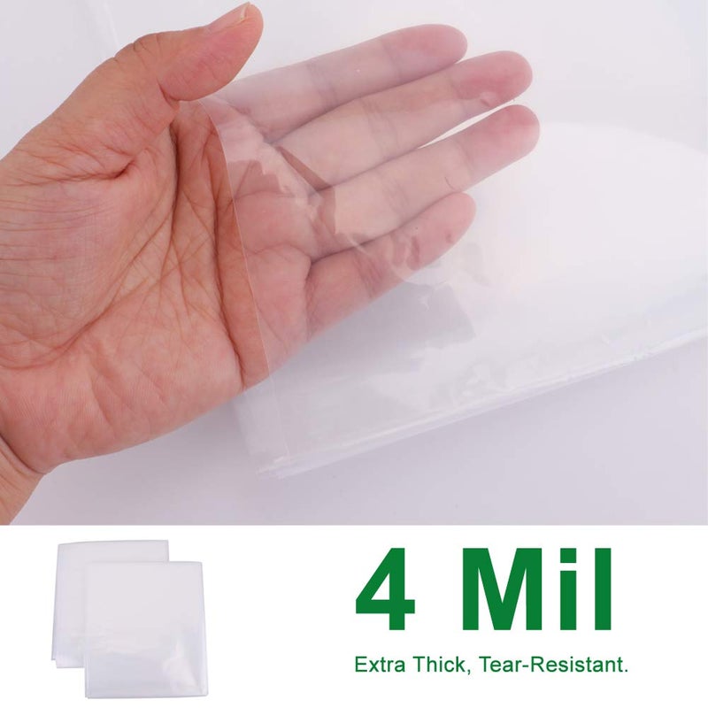 Lauliven Lauliven 2-Pack Mattress Bag for Moving - Queen/Full Size Mattress Storage Bag - 4 Mil Extra Thick Heavy Duty Mattress Protection Cover - 76 x 96 Inch  - Image 2