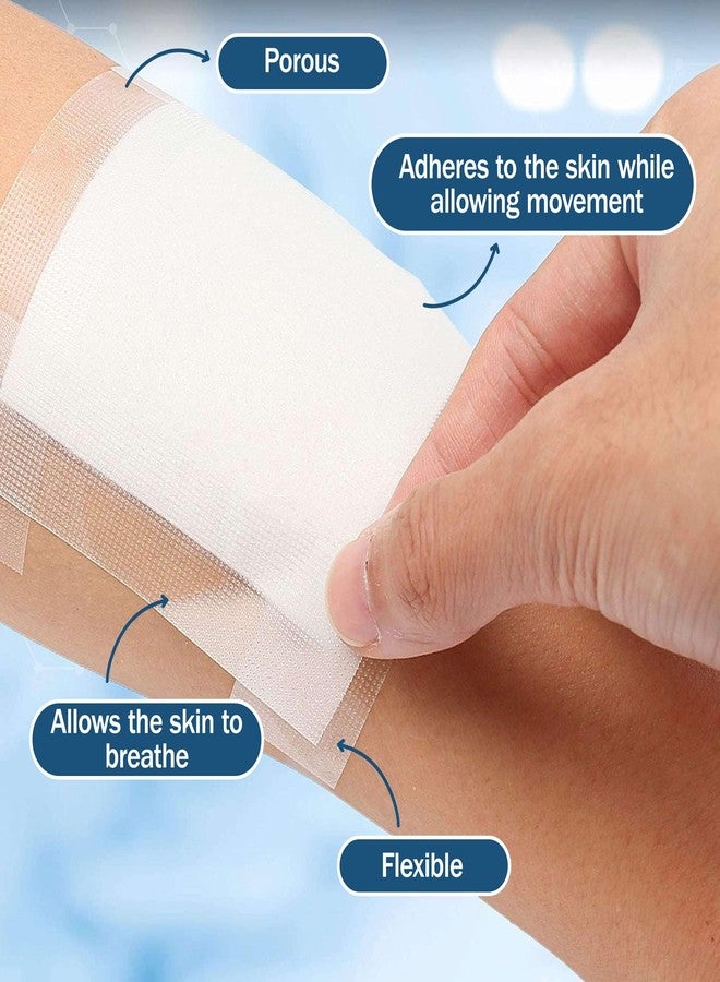 TenderGentle Medical Tape for Wound Care - 12 Rolls of 1" of Transparent Surgical Tape - 10 Yards Long - Secures Wound Dressings, IV Tubes, and Catheters - Latex Free - Image 3