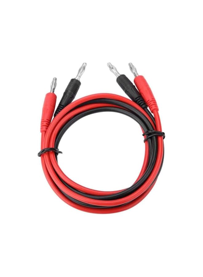 PROMASS promass 2Pcs P1041 4mm Banana Plug to Banana Plug multimeter Test Cable Electronic Test Leads Extension - Red + Black  - Image 5