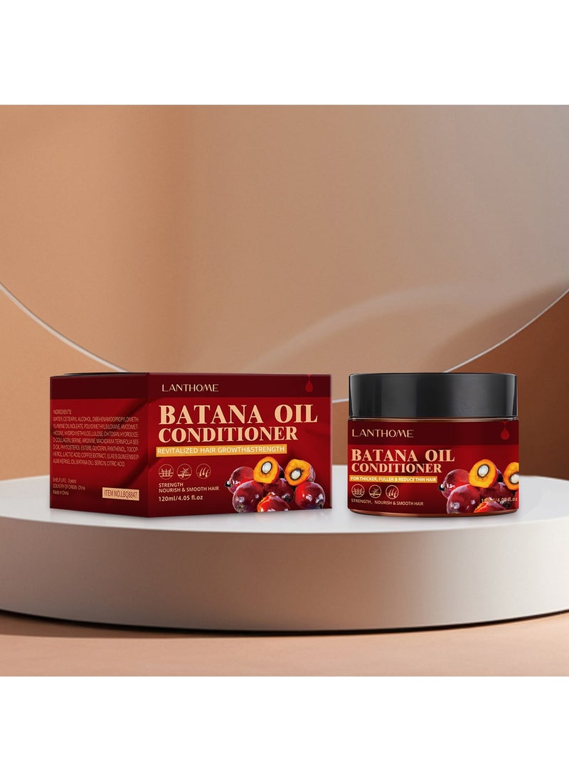 Lanthome BATANA OIL Conditioner Moisturizing and Repairing Hair Roots, Strengthening Hair Conditioner, Smoothing and Dense Hair Serum - Image 1
