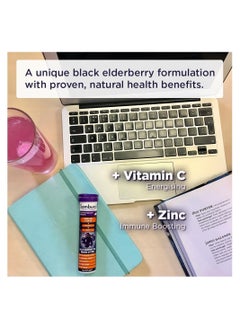 Sambucol Vitamin C Tablets Effervescent Immuno Forte and Zinc 15'S Pack Of 2  - Image 4