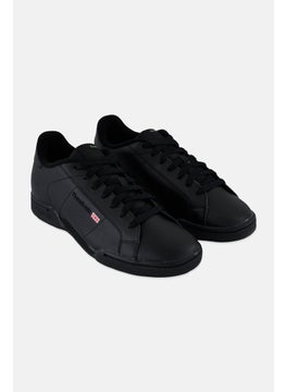 Reebok Men NPC II Lace Up Tennis Shoes, Black  - Image 1