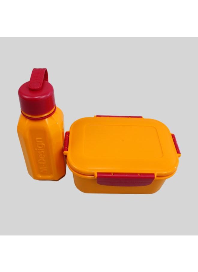 m-design Orange/Red Lunch Set - 1.1 L 
