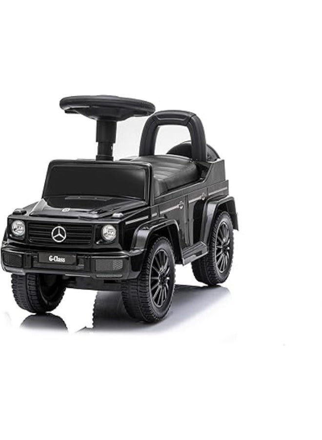 Mercedes Luxury Jeep-shaped ride-on car for children – Rock Rider – Foot-powered with steering wheel – Black - Image 1