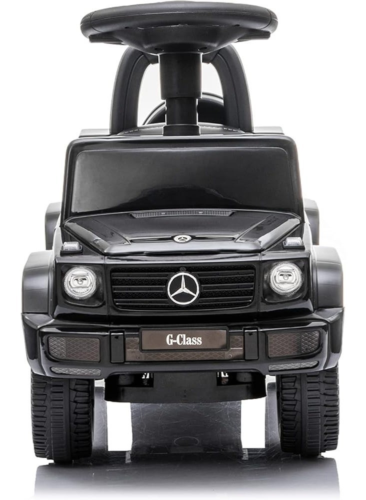 Mercedes Luxury Jeep-shaped ride-on car for children – Rock Rider – Foot-powered with steering wheel – Black - Image 2