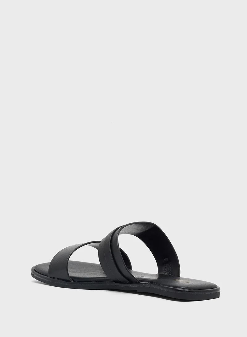 ELLA Double Strap Flat Sandal