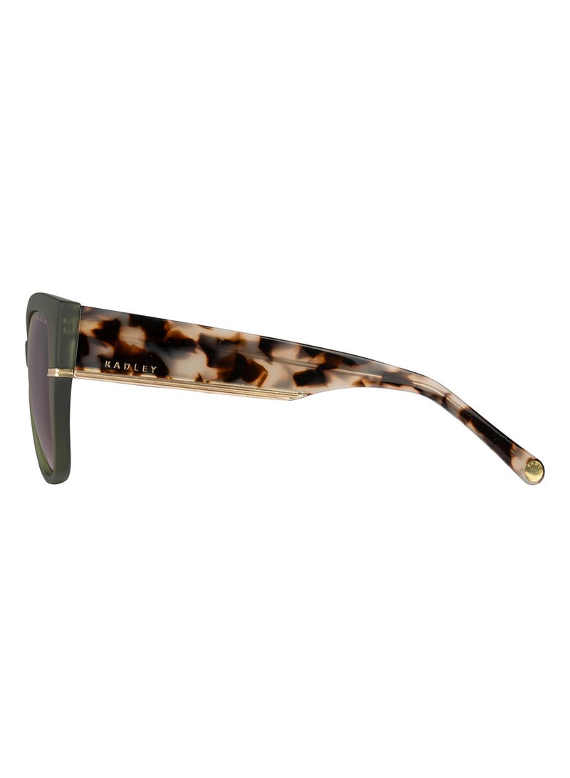 Radley نظارات شمسية قطط العين للنساء RDS-6512 ملونة باللون الأخضر 56 مم - Image 3