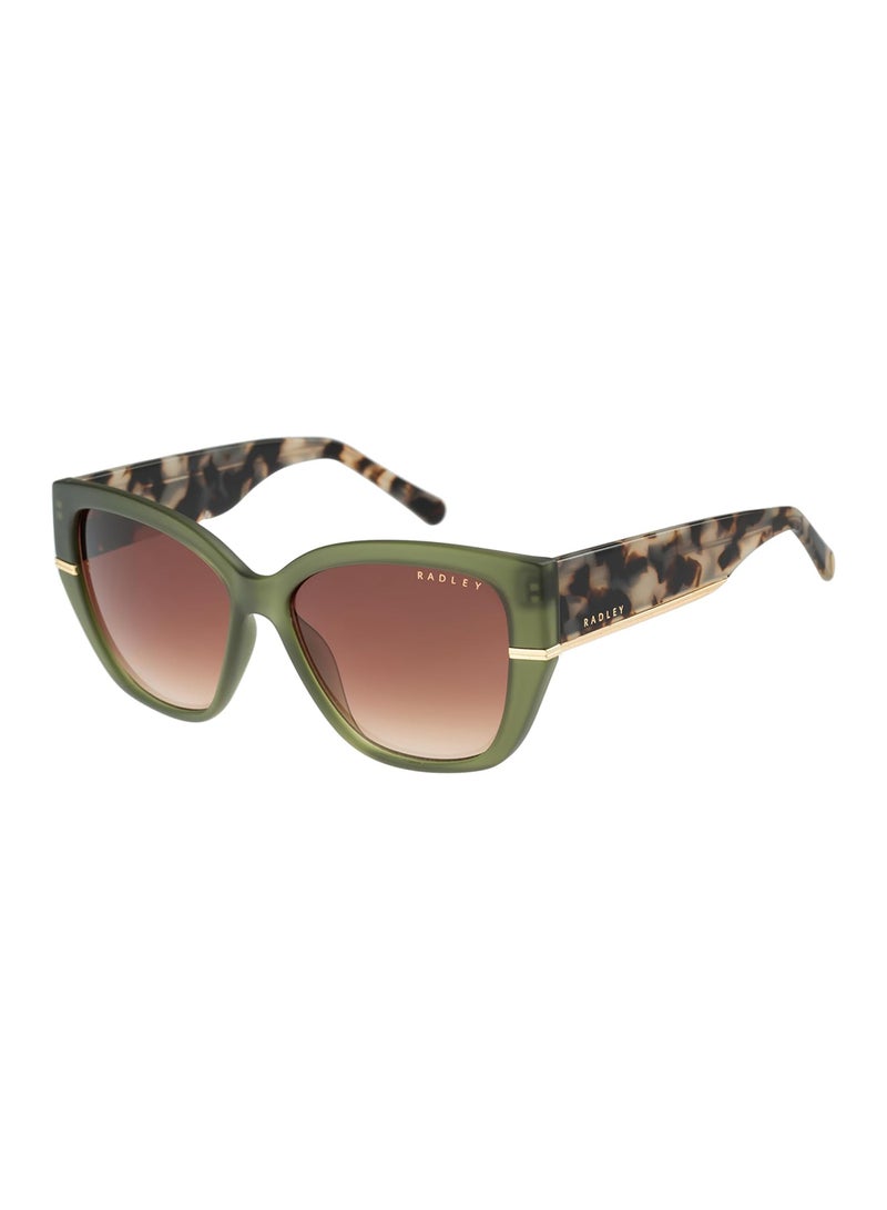 Radley نظارات شمسية قطط العين للنساء RDS-6512 ملونة باللون الأخضر 56 مم - Image 1