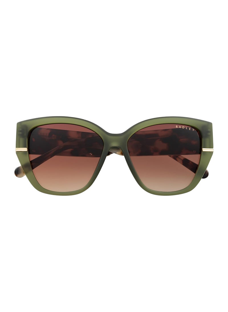 Radley نظارات شمسية قطط العين للنساء RDS-6512 ملونة باللون الأخضر 56 مم - Image 2