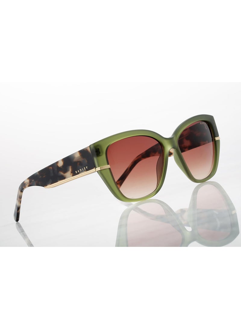 Radley نظارات شمسية قطط العين للنساء RDS-6512 ملونة باللون الأخضر 56 مم - Image 4