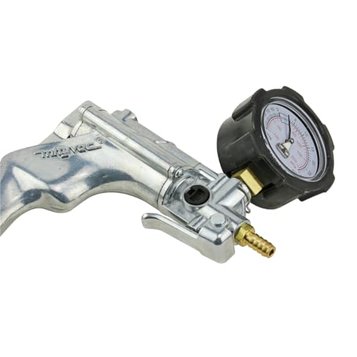 Mityvac MV8510 Silverline Elite Automotive Brake/Clutch Bleeding, Diesel Fuel Priming and Vacuum/Pressure Testing Hand Pump, Ergonomic Design, Zinc-aluminum Die Cast, Dual Converter, 2" Compound Gauge - Image 3