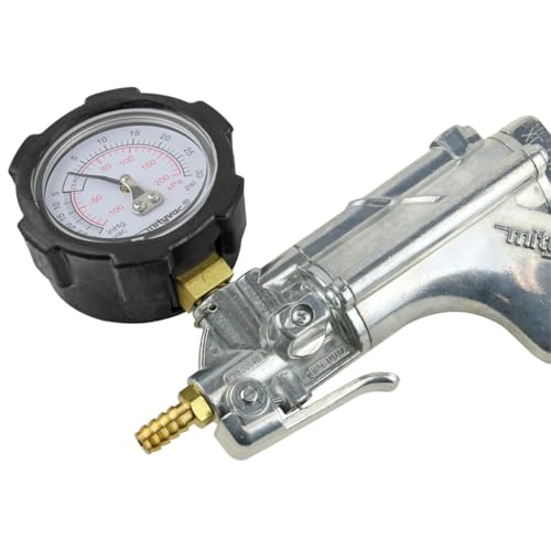 Mityvac MV8510 Silverline Elite Automotive Brake/Clutch Bleeding, Diesel Fuel Priming and Vacuum/Pressure Testing Hand Pump, Ergonomic Design, Zinc-aluminum Die Cast, Dual Converter, 2" Compound Gauge - Image 2