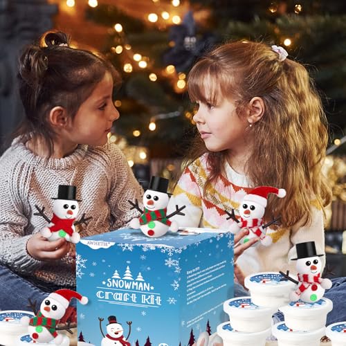 AWHETIE 30 Pack Stocking Stuffers for KidsChristmas Crafts for Kids BulkBuild a Snowman Crafts Kit Modeling ClayChristmas Stocking Stuffers Gifts Activities for Boys Girls - Image 5