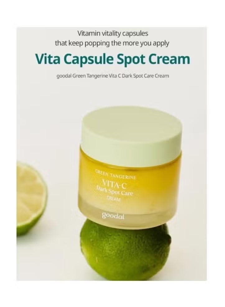 GOODAL Green Tangerine Vita C Dark Spot Care Cream 50ml - Image 4