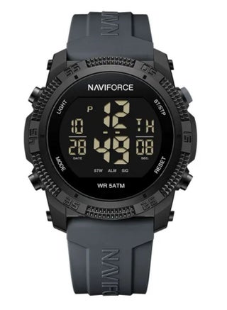 Fumed Silica Strap Multifunctional Digital LCD Wrist Watch For Men NF7104 B/GY - pzsku/Z927AF6D9A90CA7BE3505Z/45/1746509619/dbefb41b-6ff6-409d-b880-77441b407f21