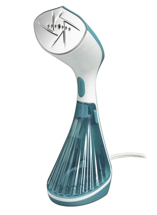 Proctor Silex Dual Mode Handheld Garment Steamer for Clothes, Ready in 25 Seconds for 15 Minutes of Continuous Use, Portable and Lightweight, Vacation Essentials, 1200 Watts, 300 ml Water Tank, Blue - Image 1