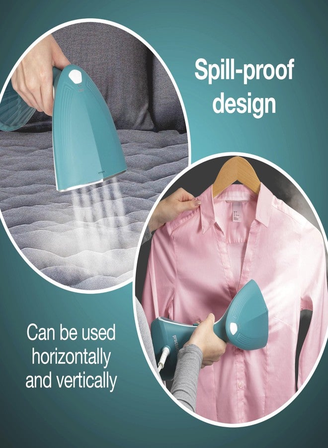 Proctor Silex Dual Mode Handheld Garment Steamer for Clothes, Ready in 25 Seconds for 15 Minutes of Continuous Use, Portable and Lightweight, Vacation Essentials, 1200 Watts, 300 ml Water Tank, Blue - Image 3