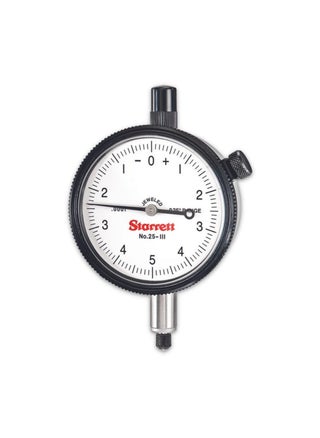 Starrett 25 Series Dial Indicator with Jewel Bearings and LugOnCenter Back  White Face 0025 Range 050 Balanced Dial 0001 Graduations  25111J - pzsku/Z927B0D73AA2275D5E946Z/45/1747233918/43b8c351-7461-4d1f-be9b-e808c389d57c