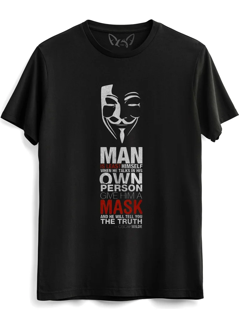 Alfa Tshirt V For Vendetta Digital Printed Kids Black Tshirt