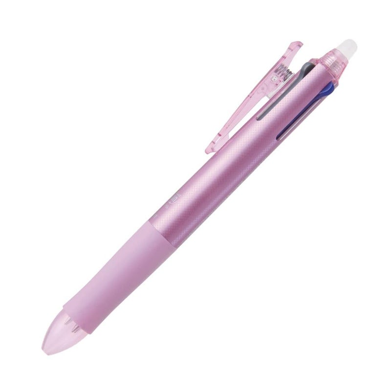 Pilot Frixion 4 Color Ballpoint Pen, Pink Body (LKFB-80EF-P) - Image 2