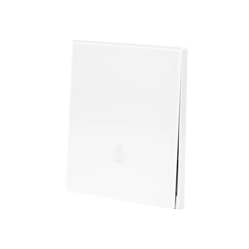 Donmarco Door Bell Switch – Ultra Thin Glass, Stylish and Durable Doorbell Control, Modern & Durable, Fire-Resistant Electric Switch, 3-Year Warranty, Wall Switch for Home and Office (Matt White) - Image 2
